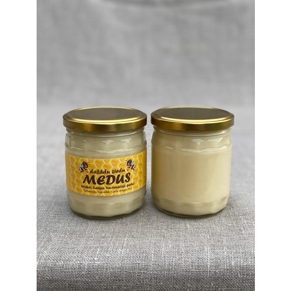 Dažādu ziedu medus 500g, kremveida